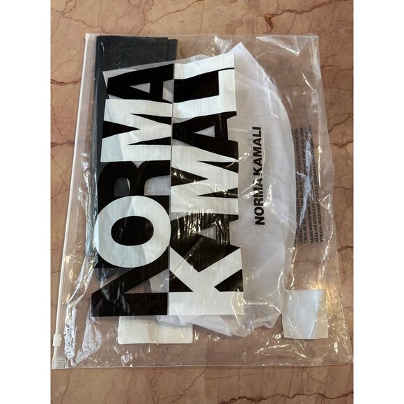 Norma Kamali Short Gloves in Black Xs Small New Womens Vegan Faux Leather - Picture 4 of 10